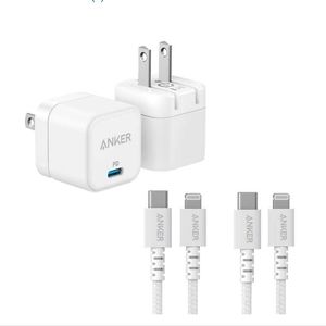 Anker PowerPort III 20W Cube with PowerLine Select+ USB-C Cable with Lightning